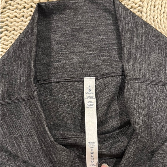 Lululemon Gray High-Waisted Leggings - Picture 2 of 3